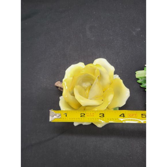 Nuova Capodimonte Rose Candlesticks - Picture 10 of 12